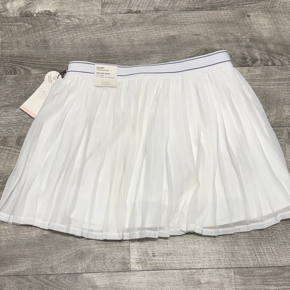 CALIA by Carrie Underwood White Pleated Skater Skirt - Picture 4 of 6